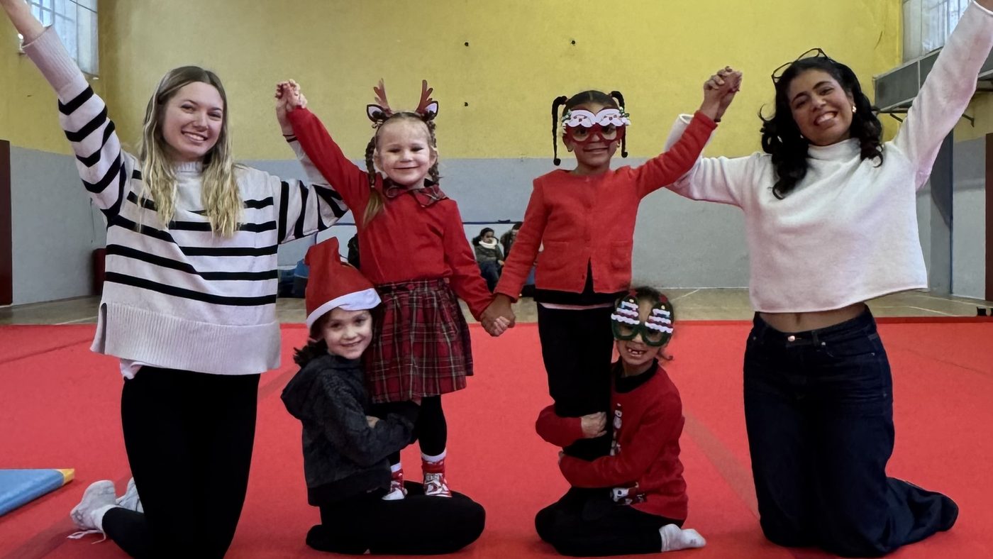 Enfants de la section Baby Cats des Tigres Nancy Cheerleading